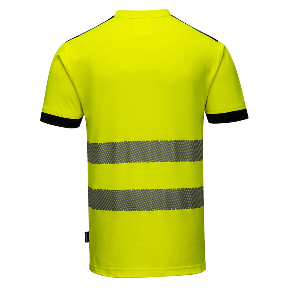 Portwest T181 PW3 Series Hi Vis Short Sleeved Shirt with Segmented Tapes - Gorvex.com