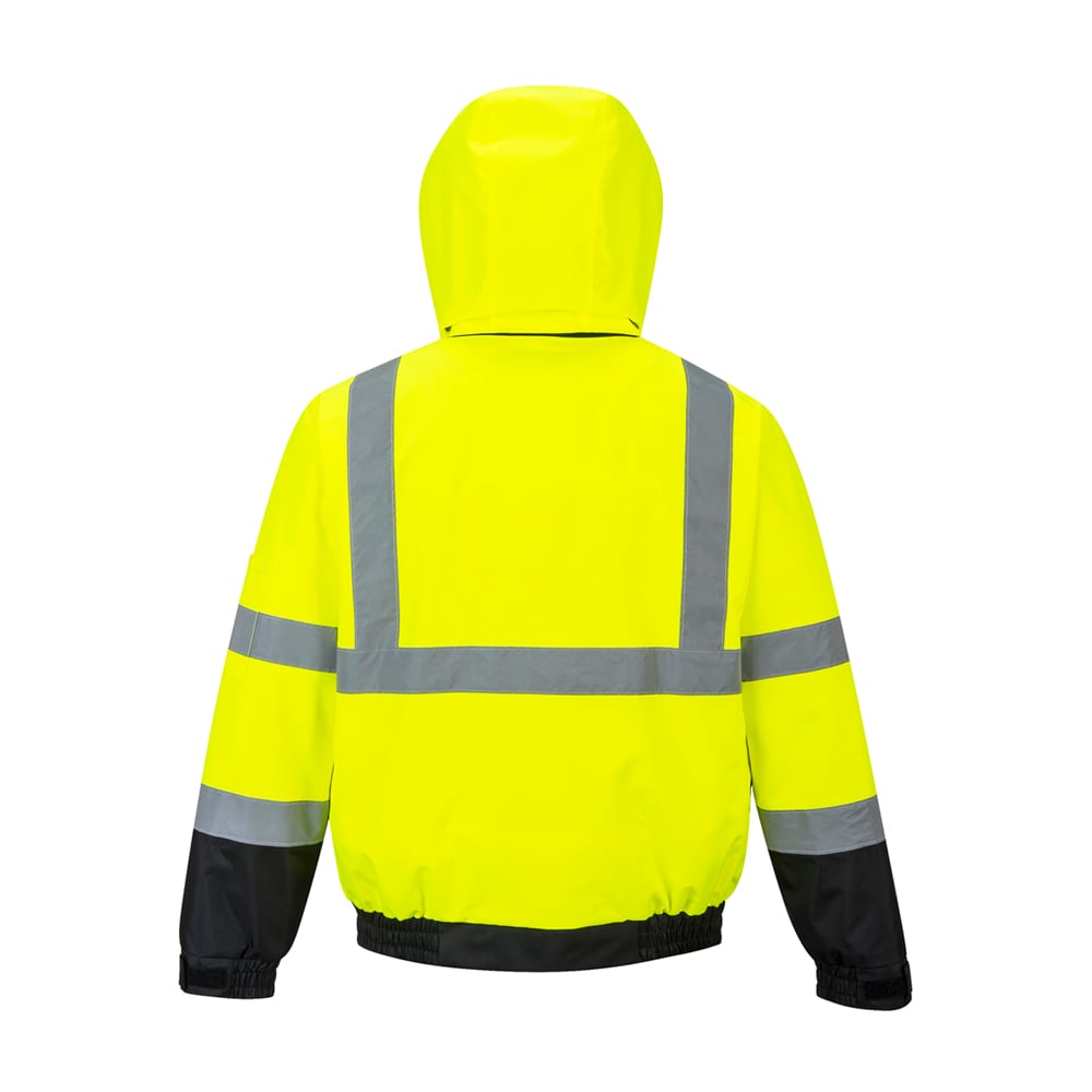 Portwest US364 Hi Vis 2 - in - 1 Premium Bomber Jacket with Sealed Seams - Gorvex.com