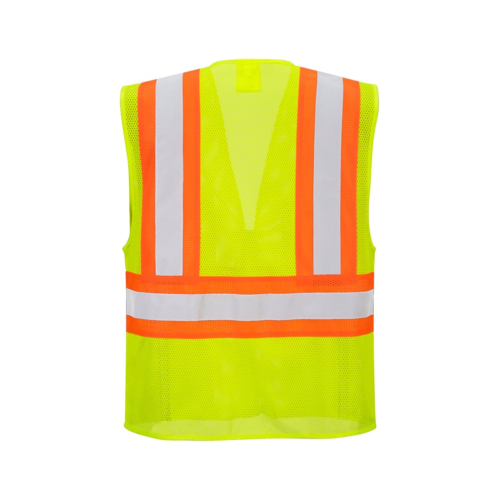 Portwest US371 Tulsa Hi Vis Mesh Vest with Contrasting Reflective Tape - Gorvex.com
