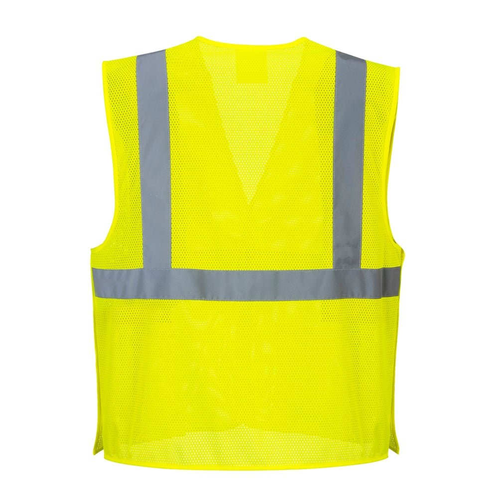 Portwest US384 Economy Hi Vis Mesh Vest with Hook and Loop Closure - Gorvex.com
