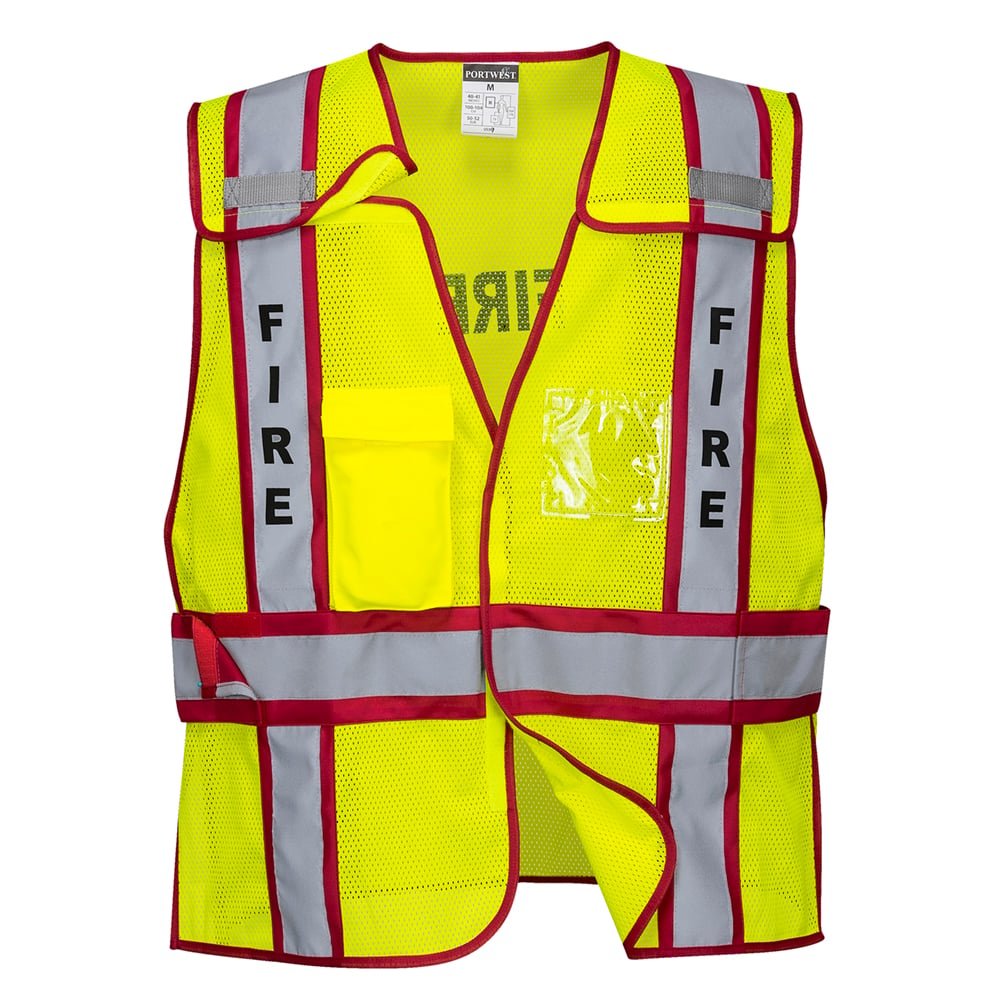 Portwest US387 Hi Vis Public Safety Breakaway Vest with Radio Pocket - Gorvex.com