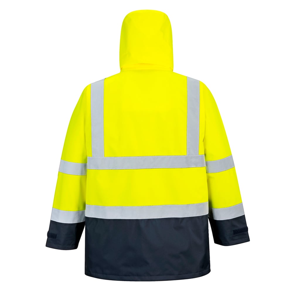 Portwest US768 Hi Vis Executive 5 - in - 1 Jacket with Hook and Loop Cuffs - Gorvex.com