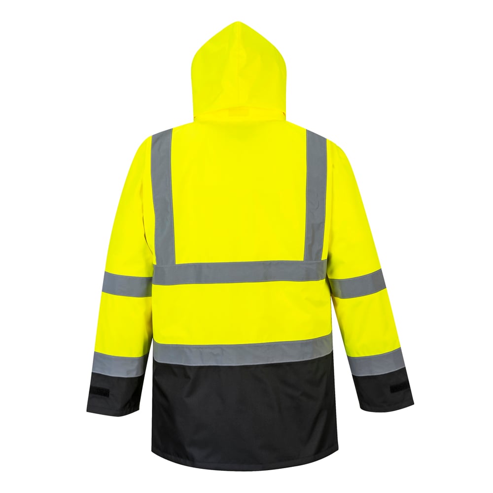 Portwest US768 Hi Vis Executive 5 - in - 1 Jacket with Hook and Loop Cuffs - Gorvex.com