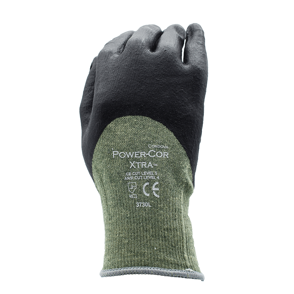 Power - Cor Xtra™ ANSI A4 Nitrile Kevlar®/Steel/Synthetic Fiber Gloves, 1 pair - Gorvex.com