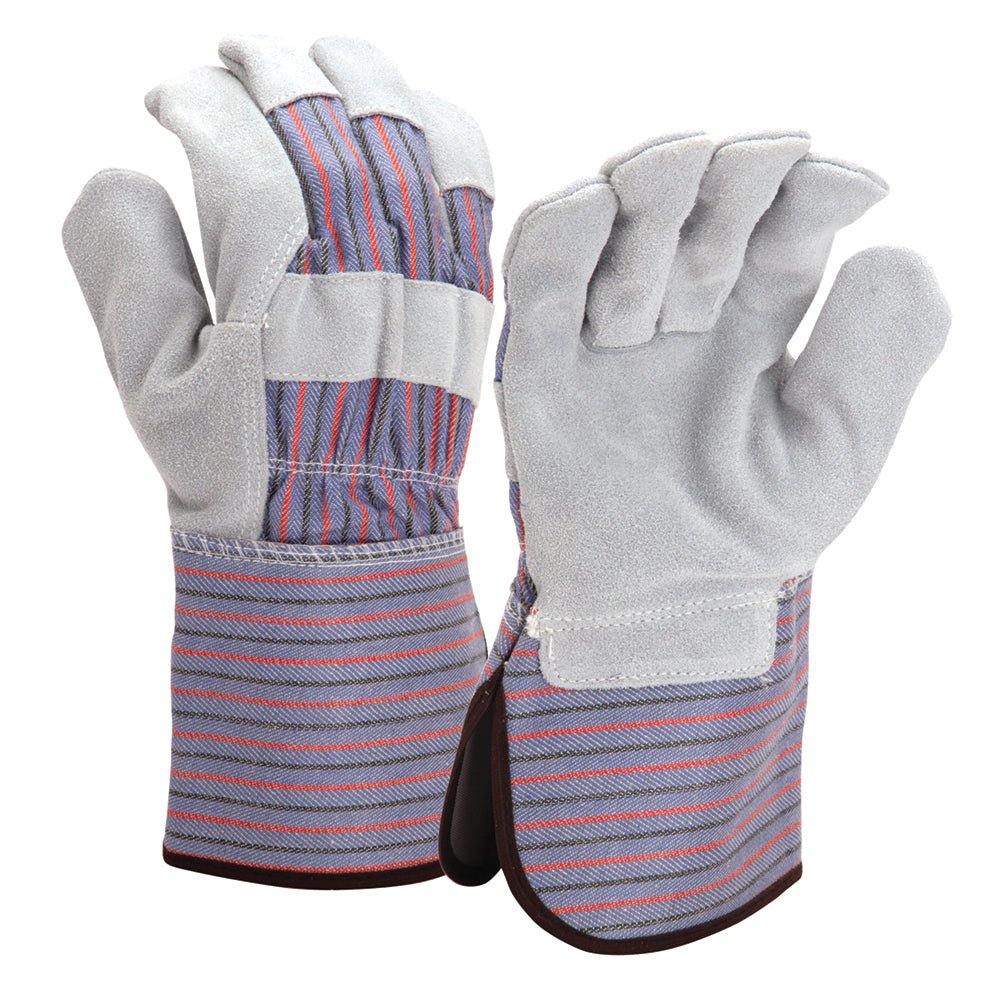 Pyramex GL1002W Split Cowhide Leather Palm Glove with Gauntlet Cuff, 1 pair - Gorvex.com