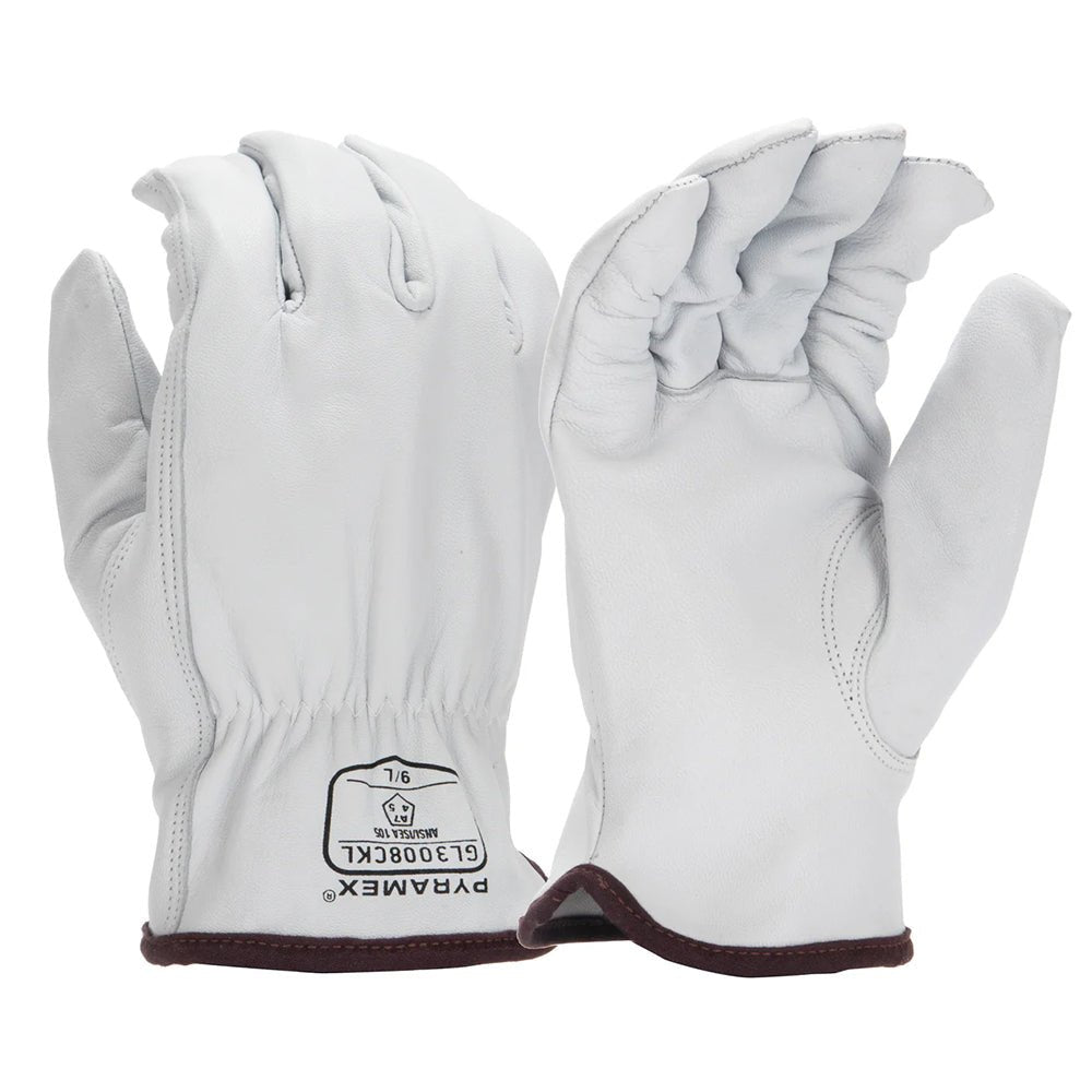 Pyramex GL3008CK Premium A7 Cut Goatskin Driver Gloves with HPPE Liner, 1 pair - Gorvex.com