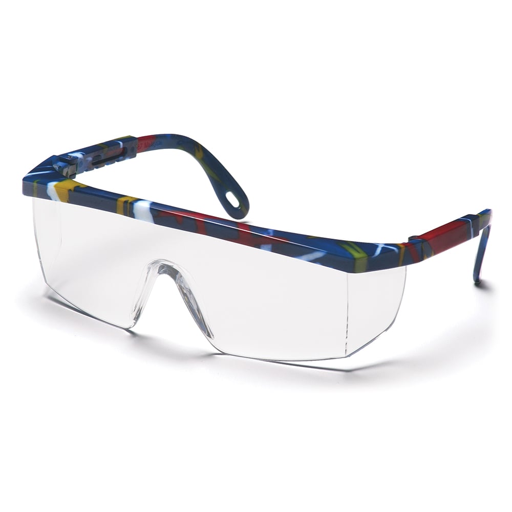 Pyramex Integra Safety Glasses, Colored Frames, 1 pair - Gorvex.com