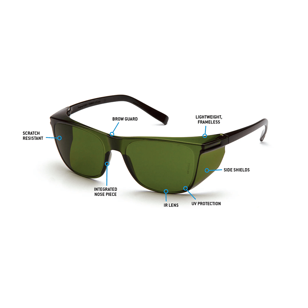 Pyramex Legacy Frameless Safety Glasses, 1 pair - Gorvex.com