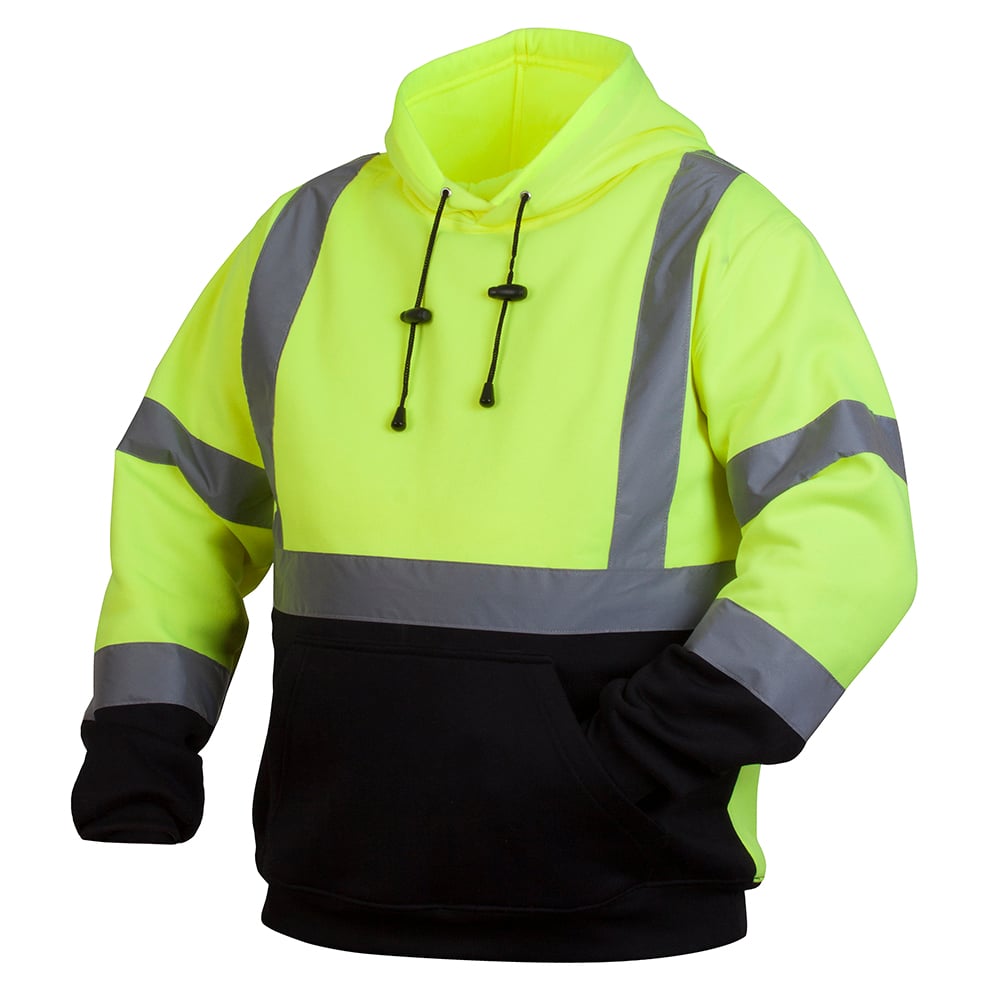Pyramex Lumen - X Hi - Vis Lime Sweatshirt RSSH32 Series - Gorvex.com