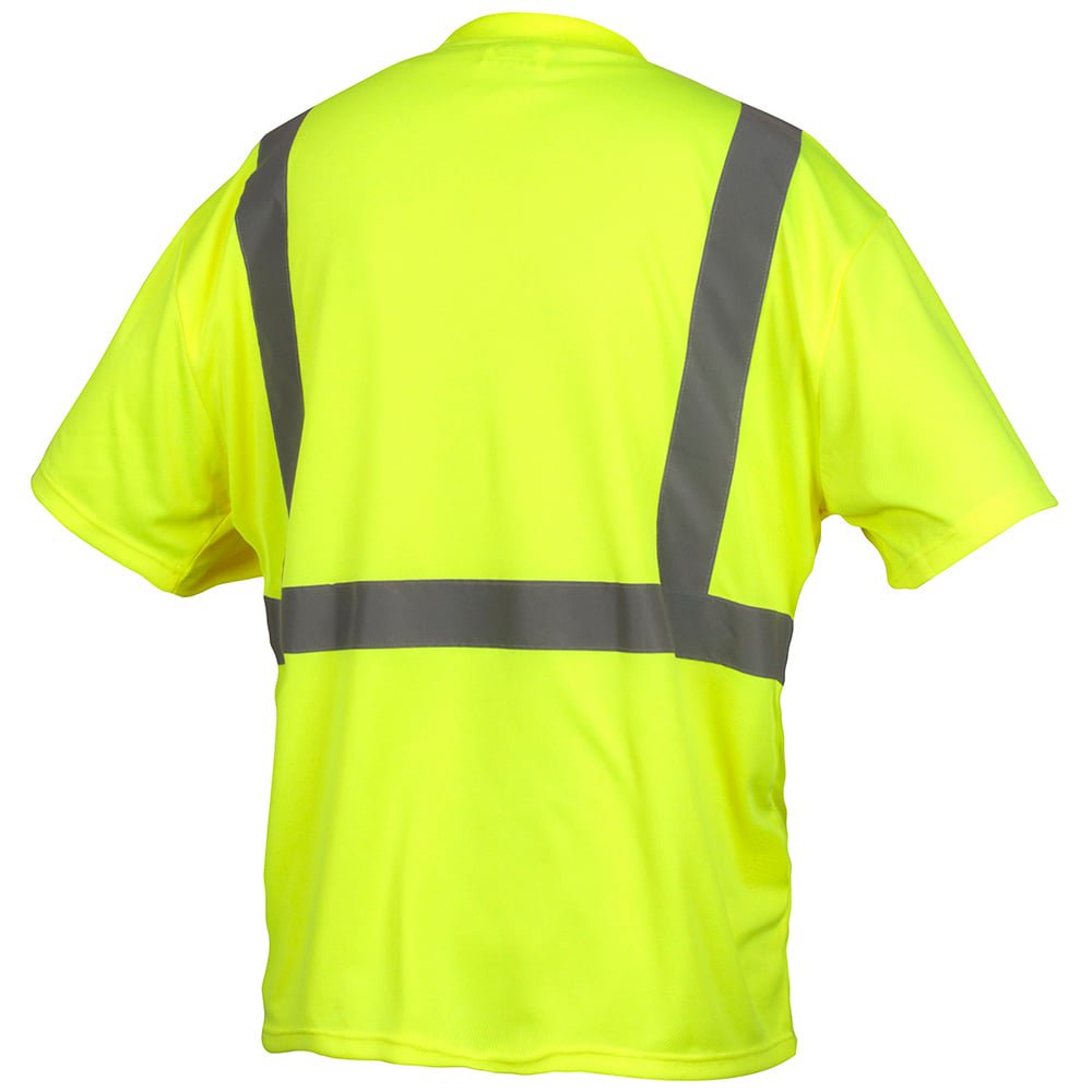 Pyramex Lumen - X Hi - Vis Lime T-Shirt, No Pocket RTS21NP Series - Gorvex.com