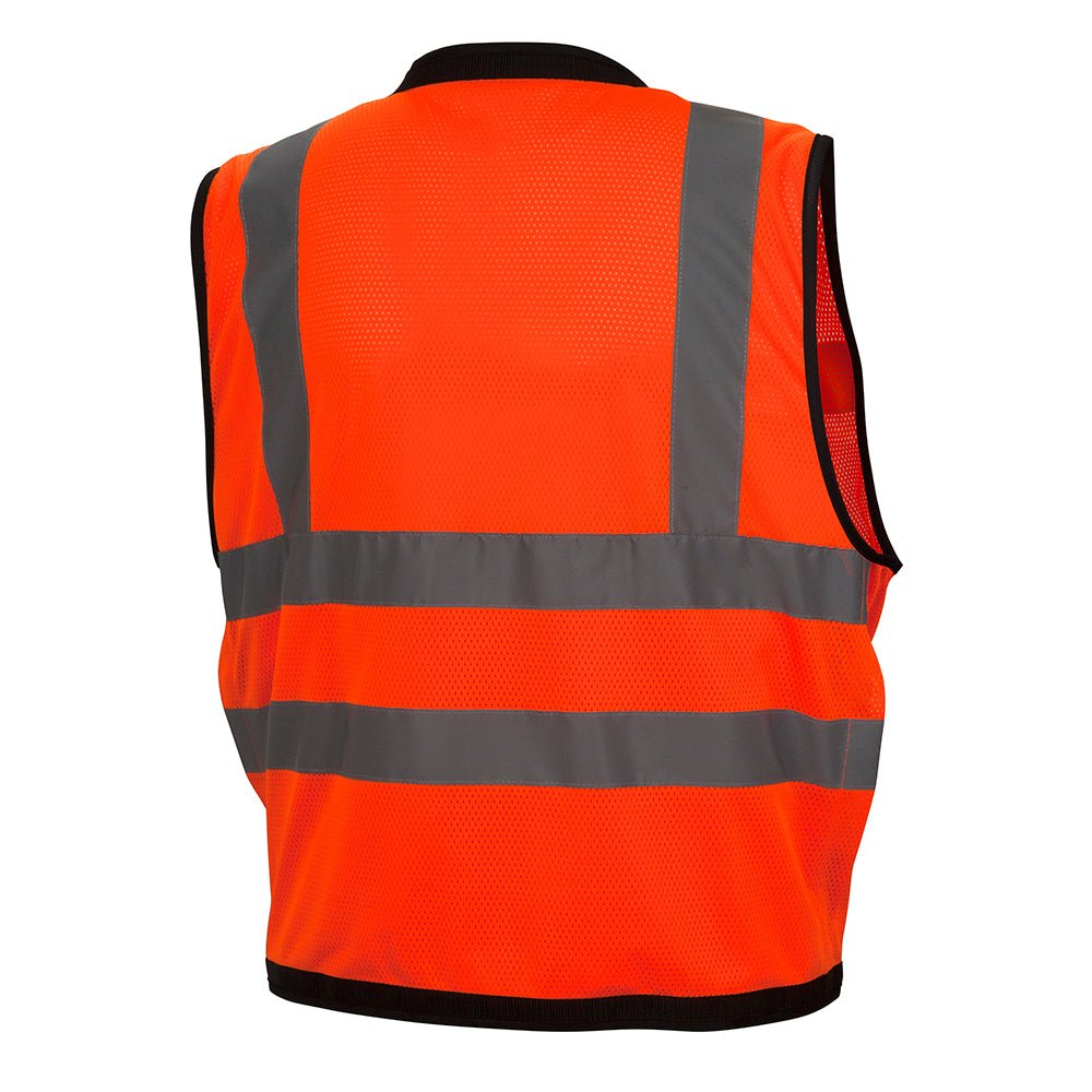 Pyramex Lumen - X Hi - Vis Vest with 5 Black Trim RVMS28 Series - Gorvex.com