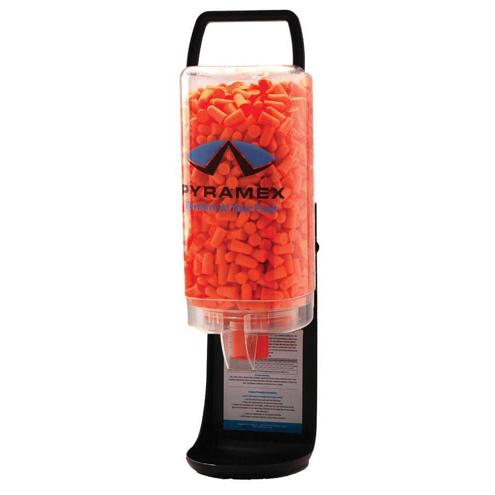 Pyramex PD500 Disposable Earplug Dispenser with 500/Pair Earplugs - Gorvex.com
