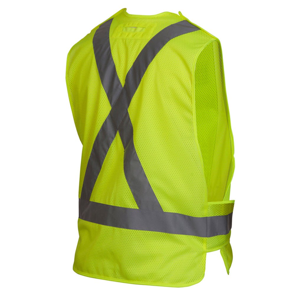 Pyramex RCA25 Series Hi Vis Mesh Vest with Adjustable Waist - Gorvex.com