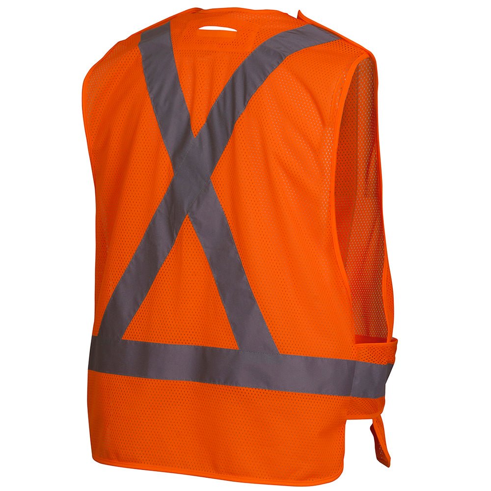 Pyramex RCA25 Series Self Extinguishing Mesh Vest with Adjustable Waist - Gorvex.com