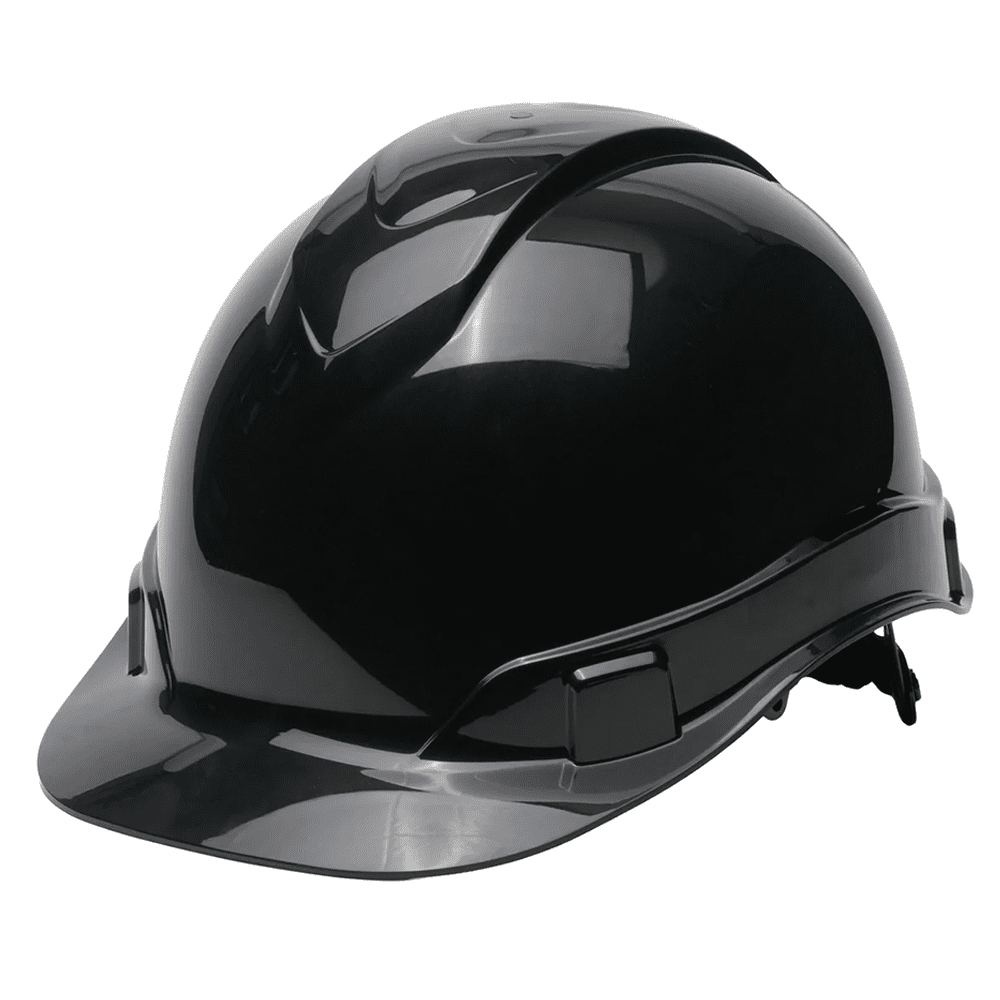 Pyramex Ridgeline Cap Style Hard Hat, 4 Pt Ratchet Suspension - Gorvex.com