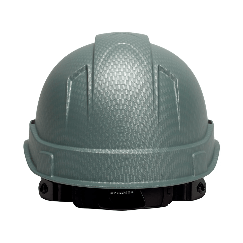 Pyramex Ridgeline Graphite Cap Style Hard Hat, 4 Pt Ratchet - Gorvex.com