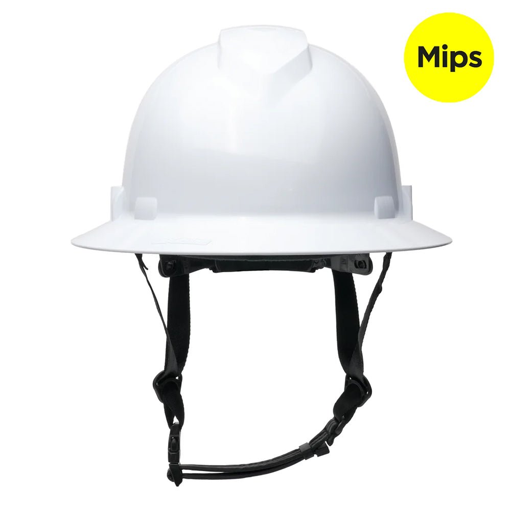 Pyramex Ridgeline® T2 Type II Vented Full Brim Hard Hat with Mips® - Gorvex.com