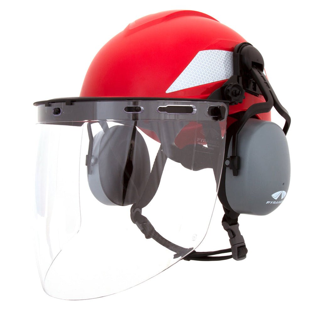 Pyramex Ridgeline XR7 Series 6 Pt Ratchet Hard Hat - Gorvex.com