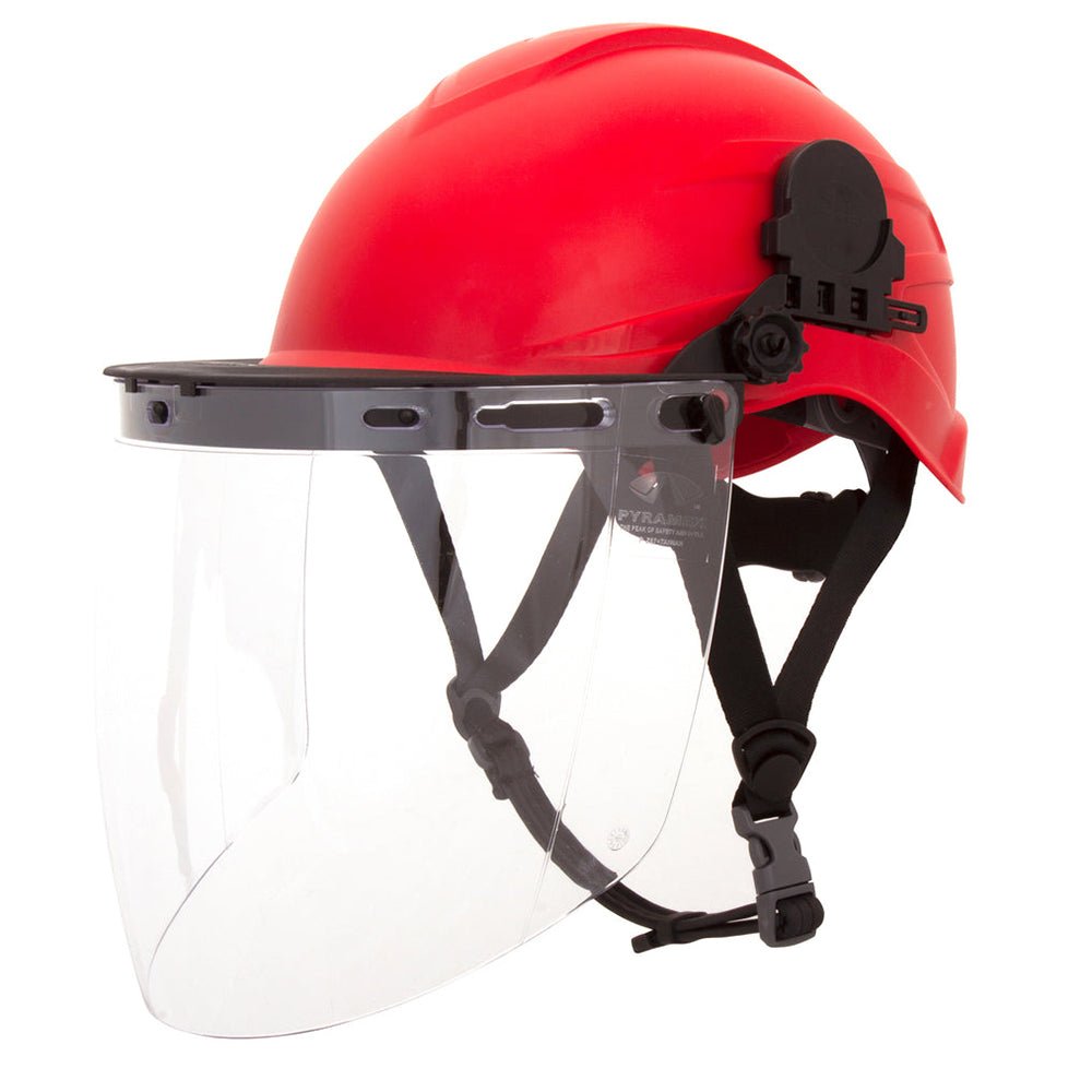 Pyramex Ridgeline XR7 Series 6 Pt Ratchet Hard Hat - Gorvex.com