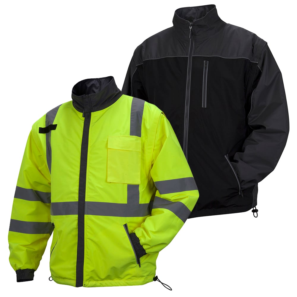 Pyramex RJR34 Series Reversible Hi - Vis Jacket - Gorvex.com