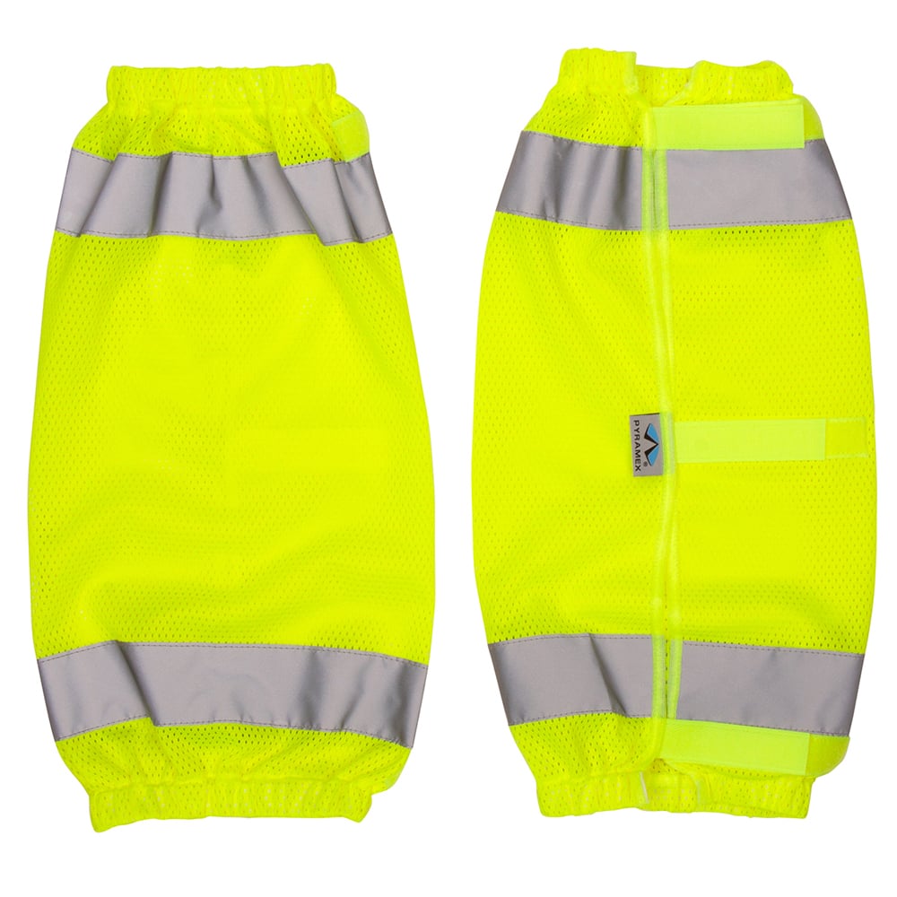 Pyramex RLG Series Non - Rated Hi Vis Leg Gaiters, 1 pair - Gorvex.com