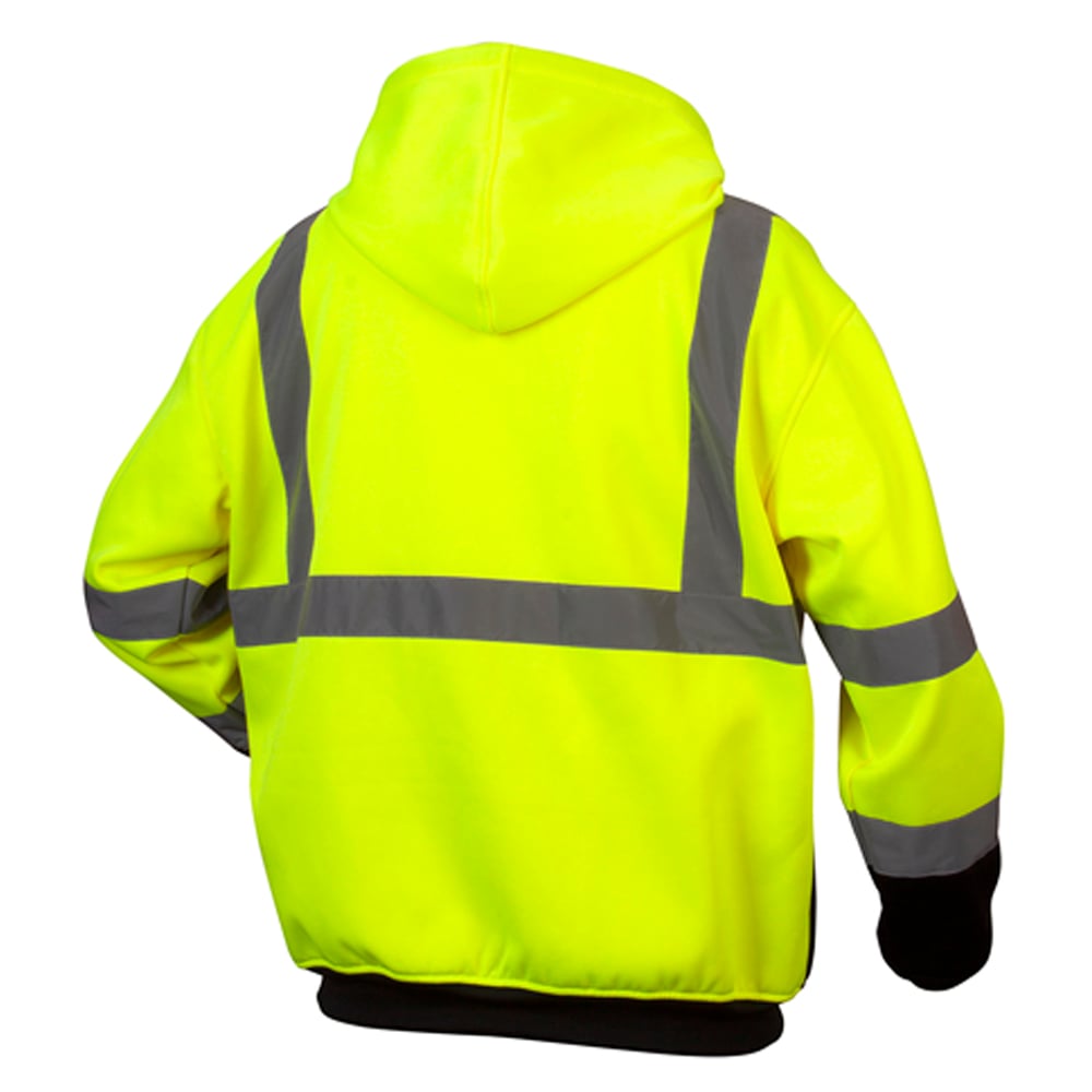 Pyramex RSZH33 Series Class 3 Premium Zipper Sweatshirt with Chest Pocket - Gorvex.com