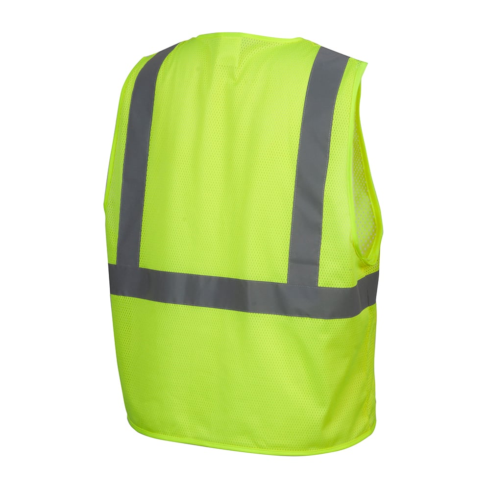 Pyramex RVHL20 Series Hi Vis 5 Pocket Vest with Hook & Loop Closure - Gorvex.com