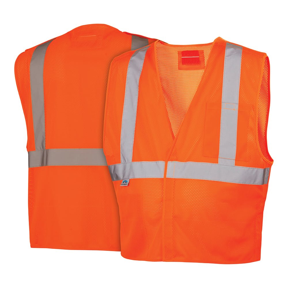 Pyramex RVHL25 Series Hi Vis Mesh Vest with Hook & Loop Closure - Gorvex.com