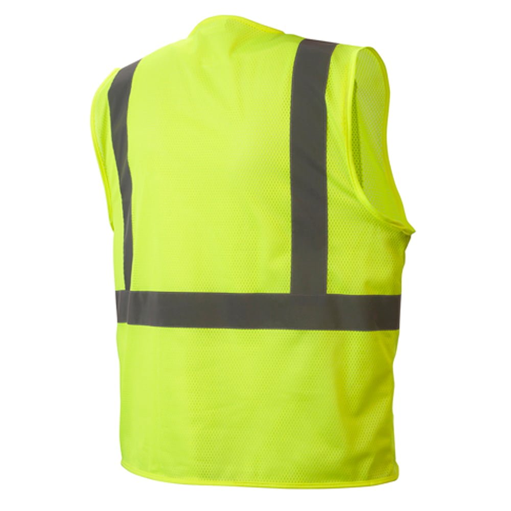Pyramex RVHLM29 Series Hi Vis Mesh Vest with Hook & Loop Closure - Gorvex.com