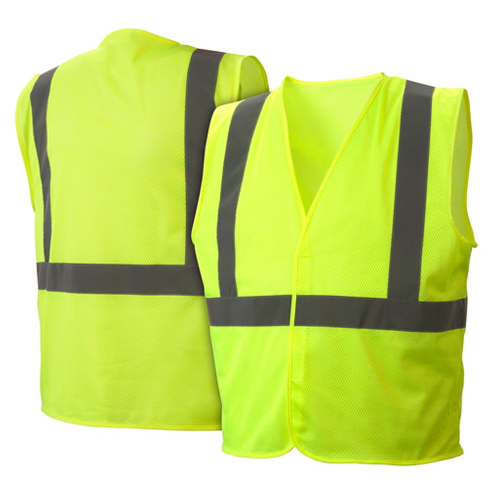 Pyramex RVHLM29 Series Hi Vis Mesh Vest with Hook & Loop Closure - Gorvex.com