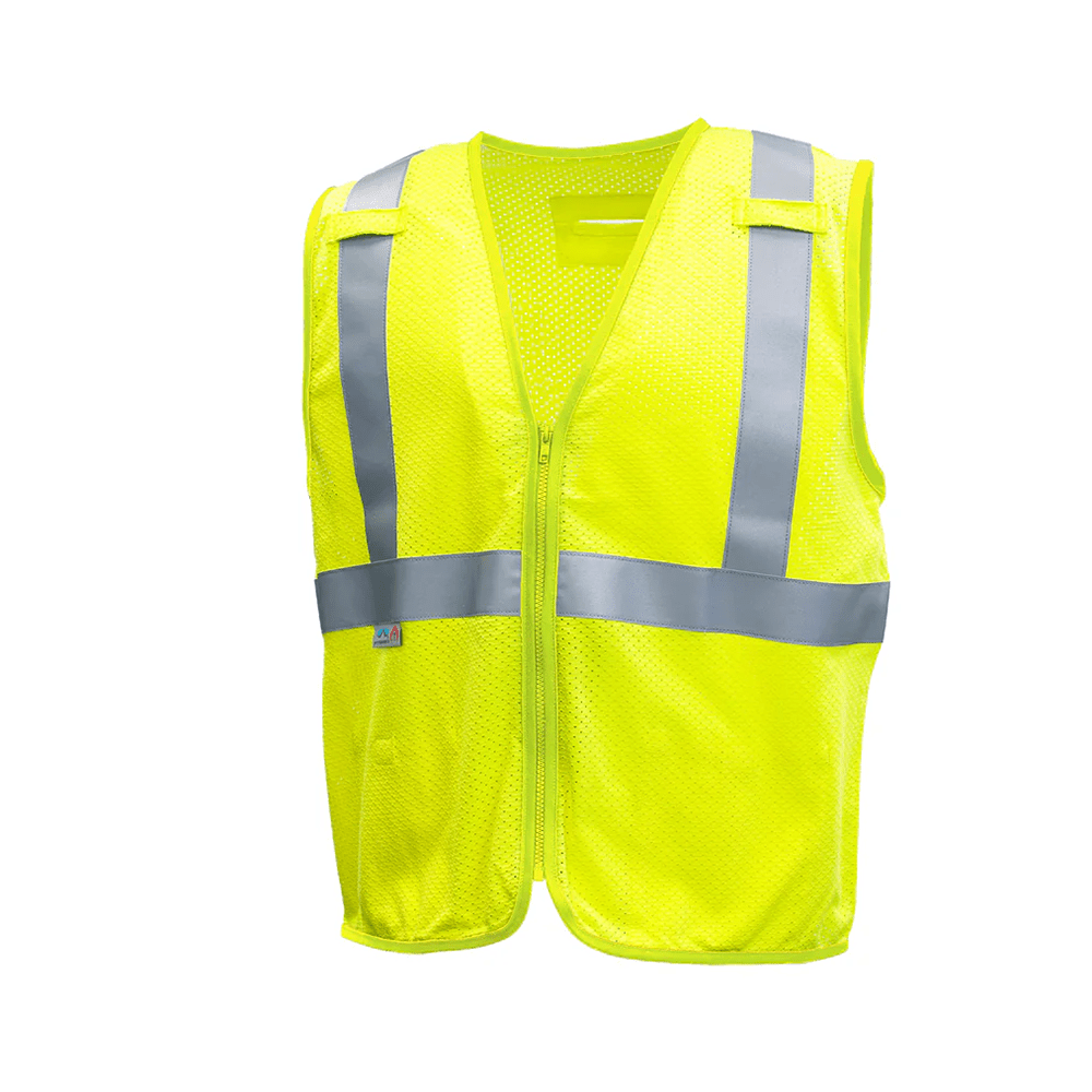 Pyramex RVZ52FR Hi - Vis Class 2 FR Safety Vest with D - Ring Slot - Gorvex.com