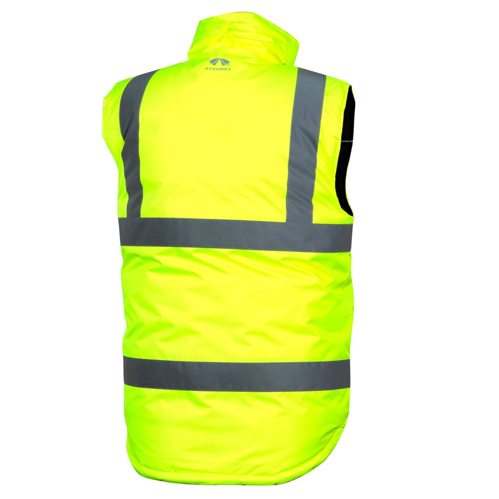 Pyramex RWVZ45 Series Class 2 Reversible Winter Vest with Tapered Back - Gorvex.com