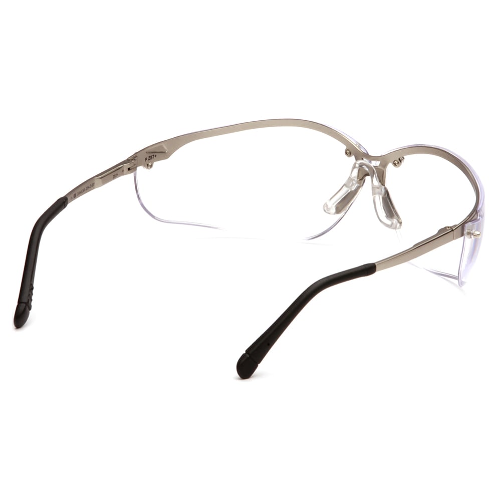 Pyramex V2 - Metal Safety Glasses, Gun Metal Frame, 1 pair - Gorvex.com