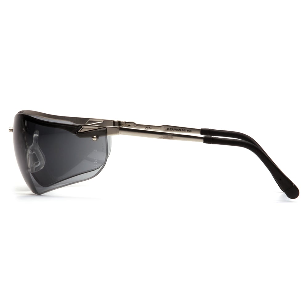 Pyramex V2 - Metal Safety Glasses, Gun Metal Frame, 1 pair - Gorvex.com