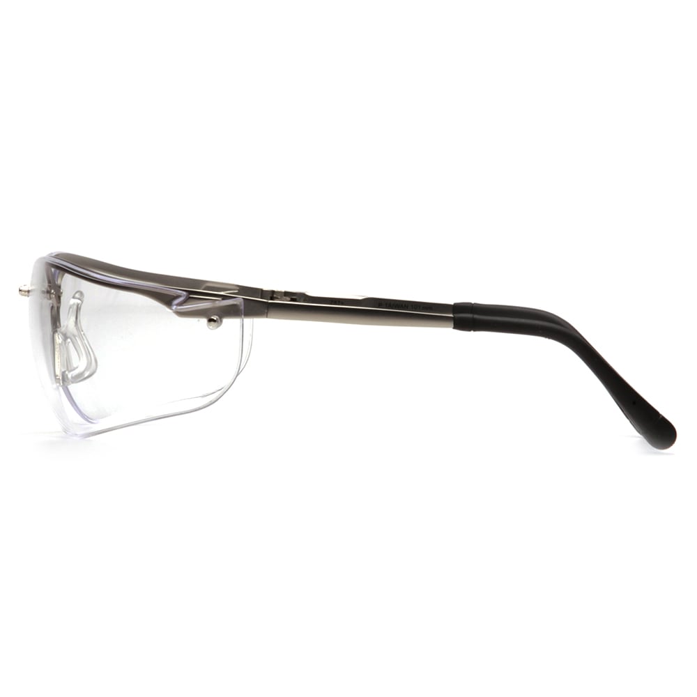 Pyramex V2 - Metal Safety Glasses, Gun Metal Frame, 1 pair - Gorvex.com