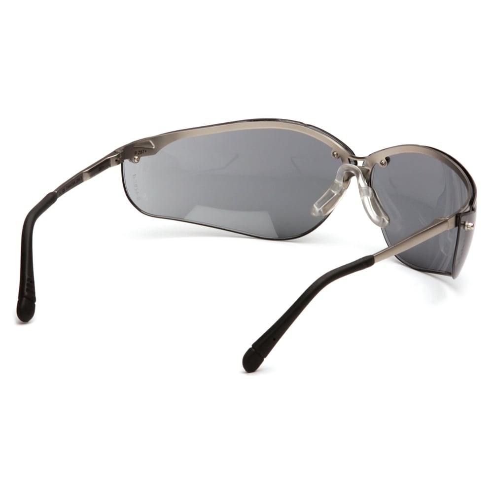 Pyramex V2 - Metal Safety Glasses, Gun Metal Frame, 1 pair - Gorvex.com
