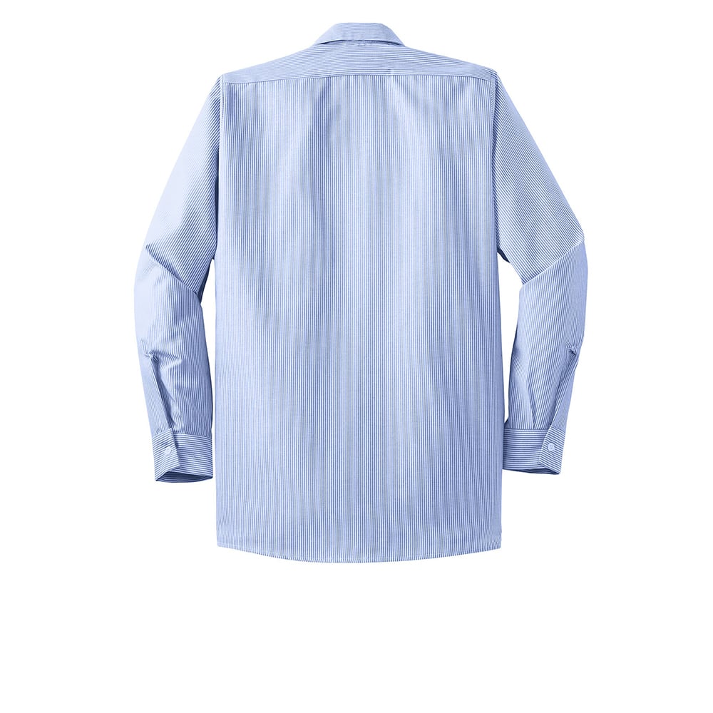 Red Kap CS10 Long Sleeve Striped Industrial Work Shirt - Gorvex.com