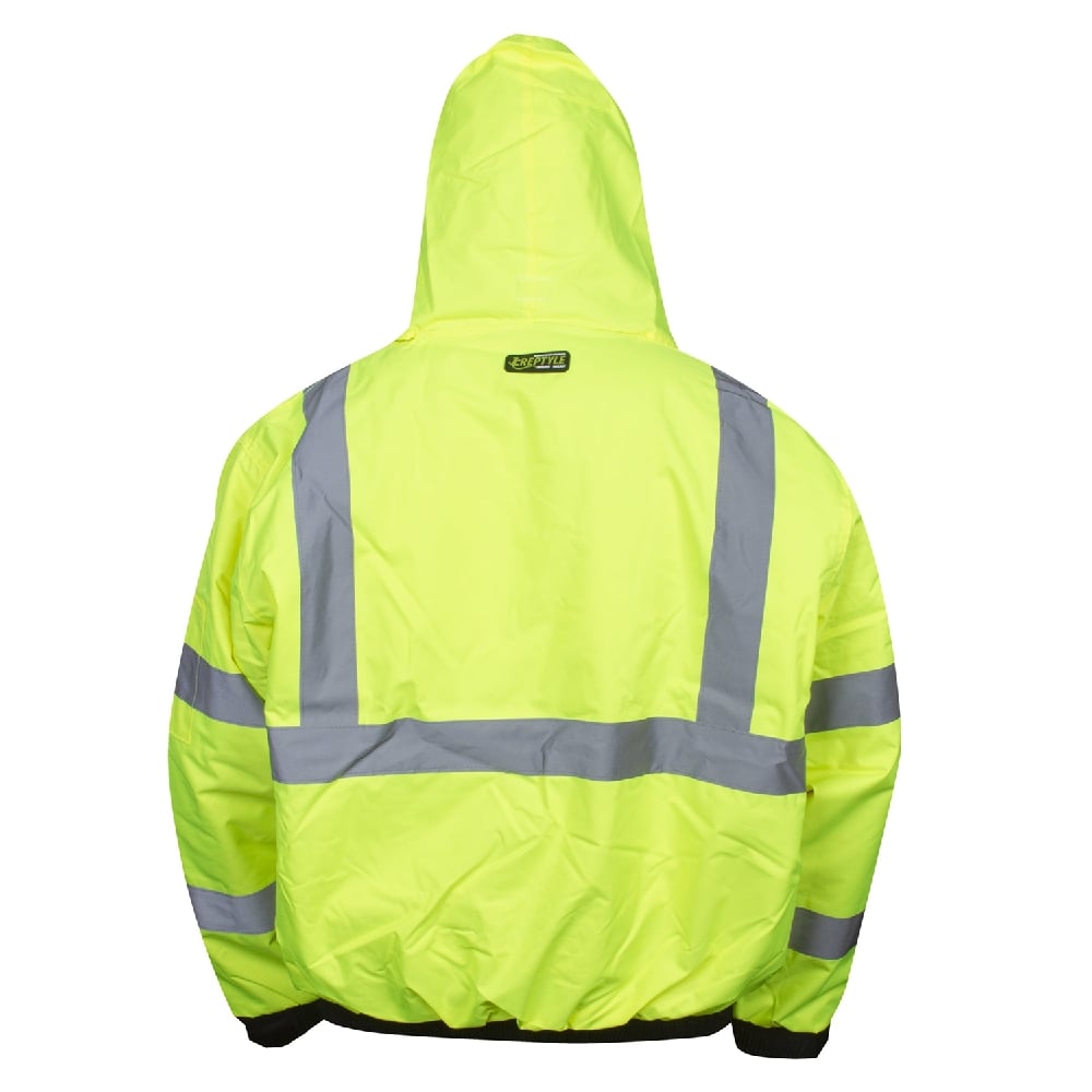 Reptyle™ Class 3 Bomber Jacket with Attached Black Quilted Lining - Gorvex.com