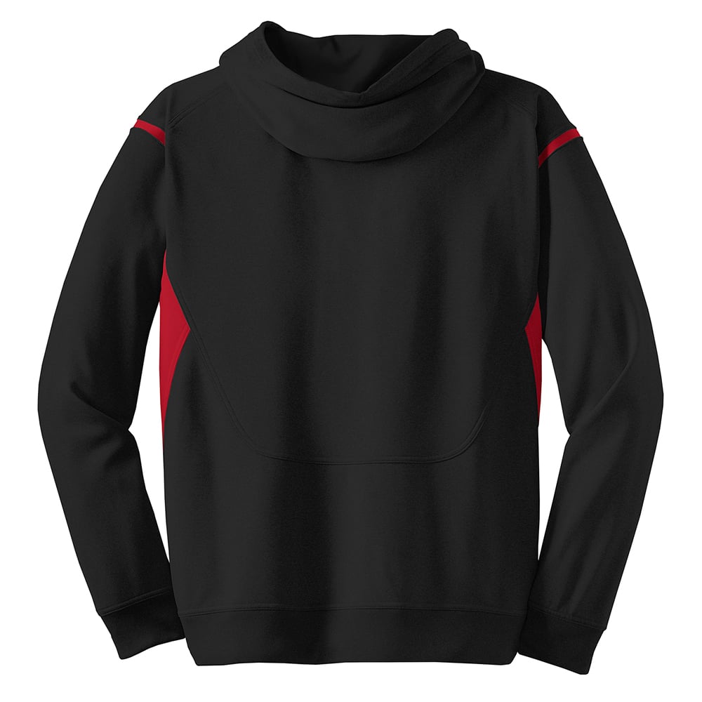 Sport - Tek F246 Tech Fleece Colorblock Sweatshirt with Hood - Gorvex.com