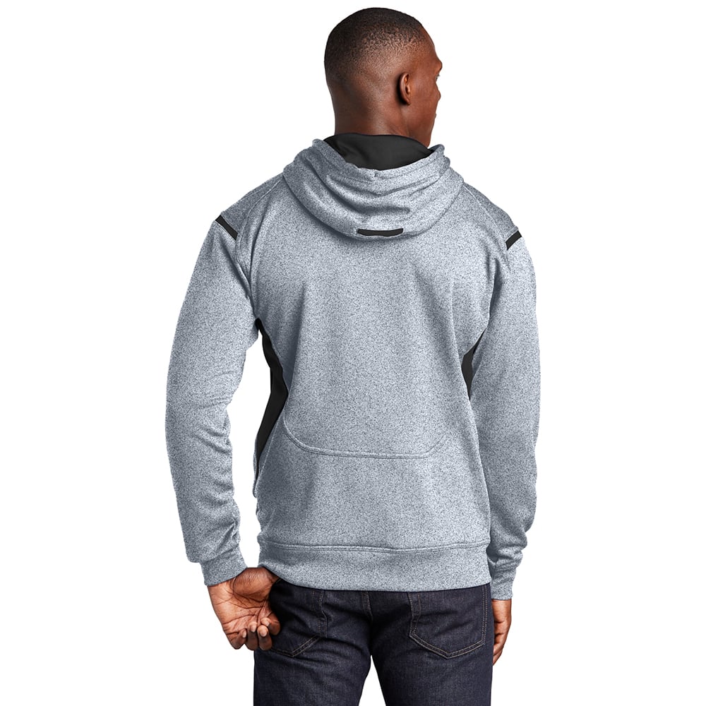 Sport - Tek F246 Tech Fleece Colorblock Sweatshirt with Hood - Gorvex.com