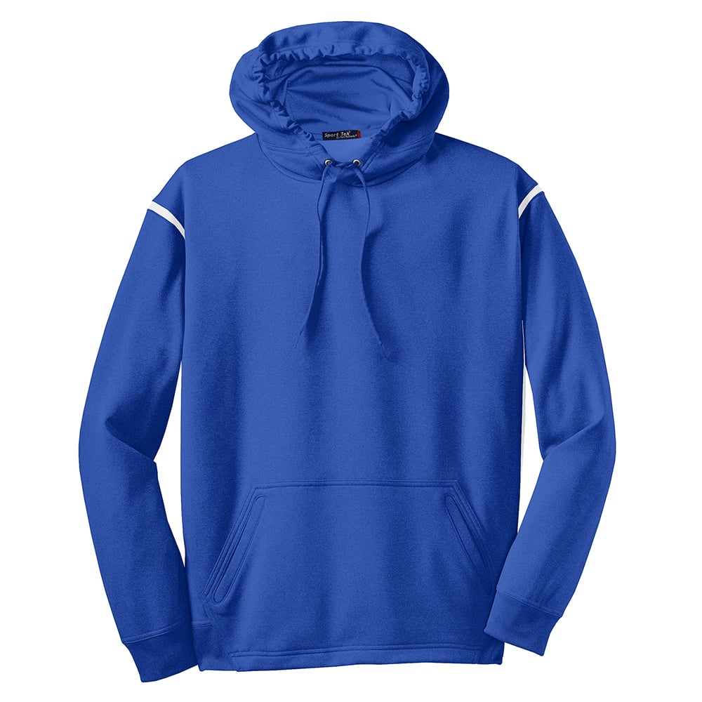 Sport - Tek F246 Tech Fleece Colorblock Sweatshirt with Hood - Gorvex.com