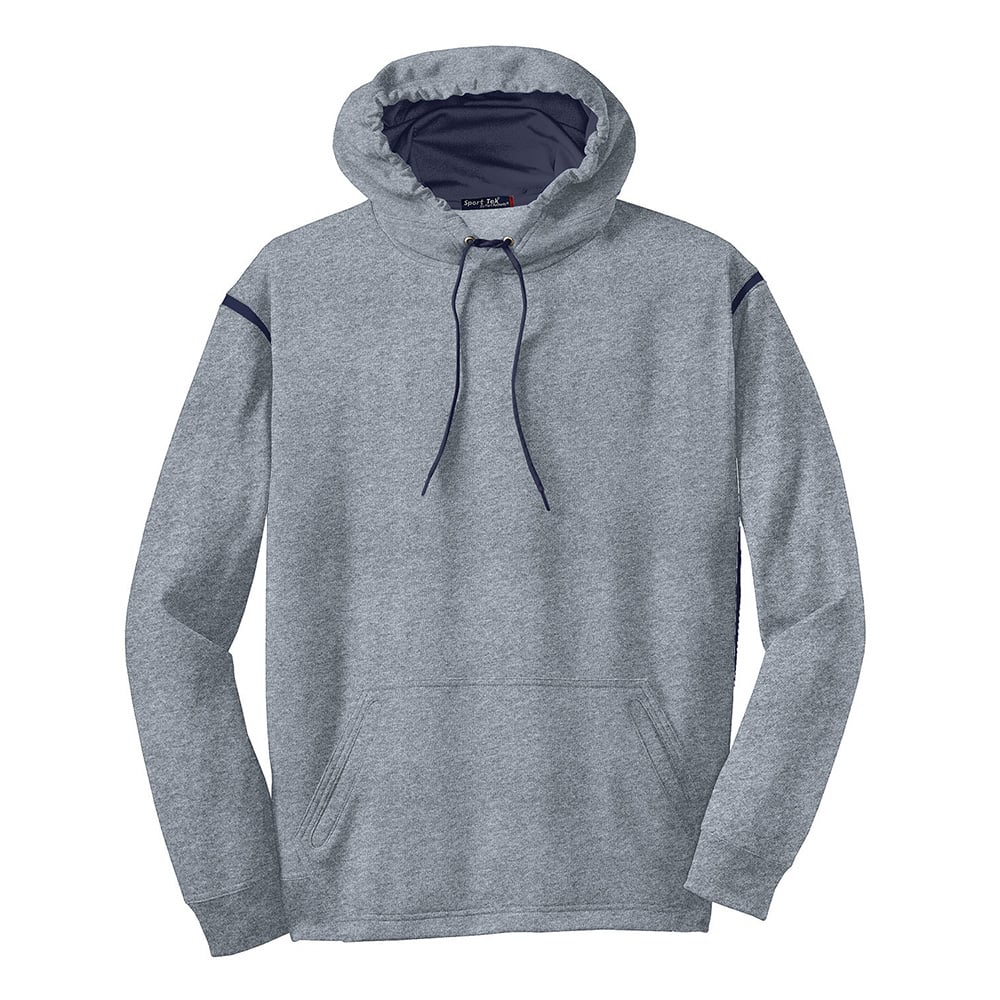 Sport - Tek F246 Tech Fleece Colorblock Sweatshirt with Hood - Gorvex.com