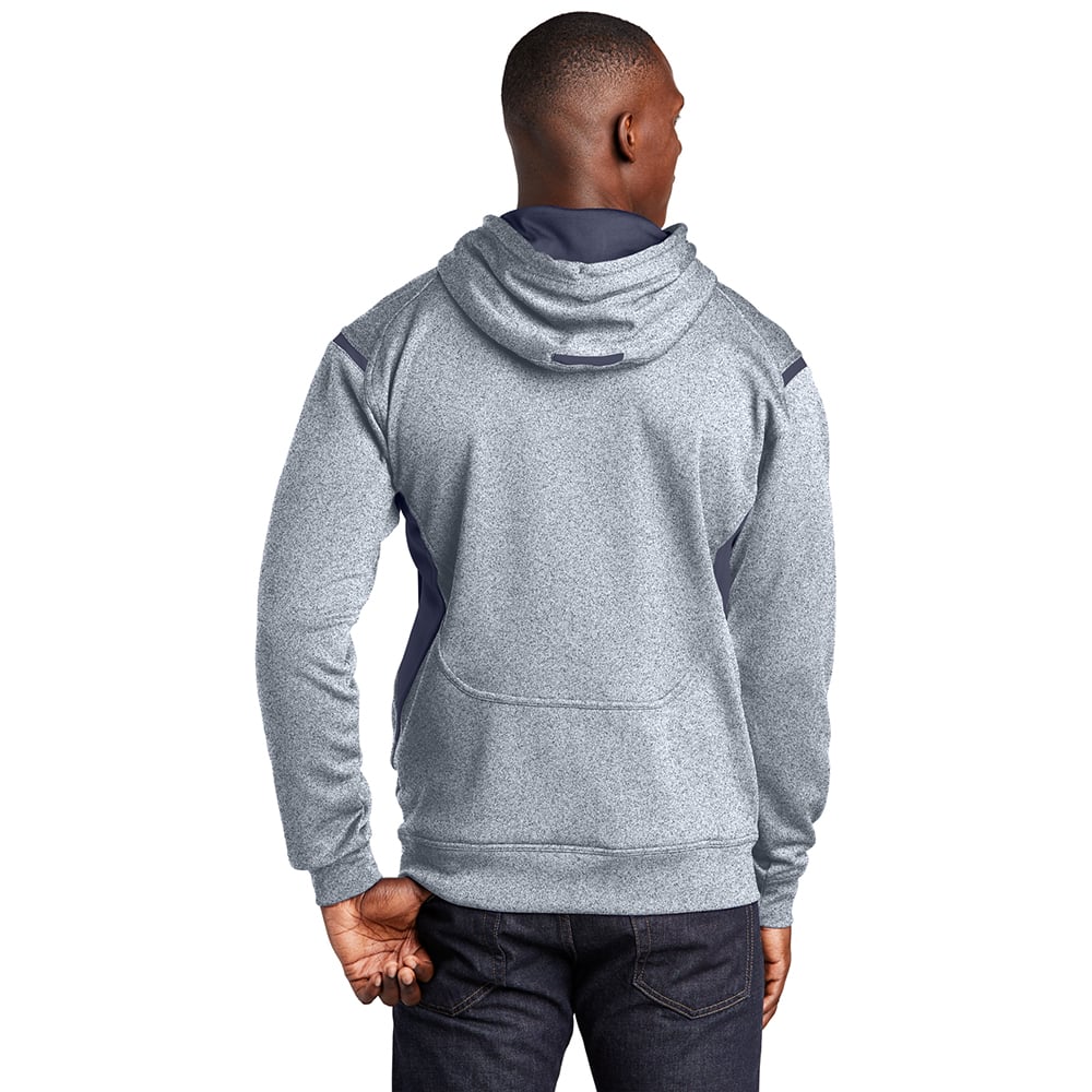 Sport - Tek F246 Tech Fleece Colorblock Sweatshirt with Hood - Gorvex.com