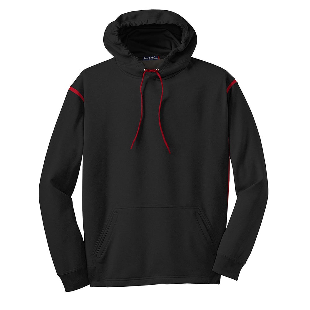 Sport - Tek F246 Tech Fleece Colorblock Sweatshirt with Hood - Gorvex.com