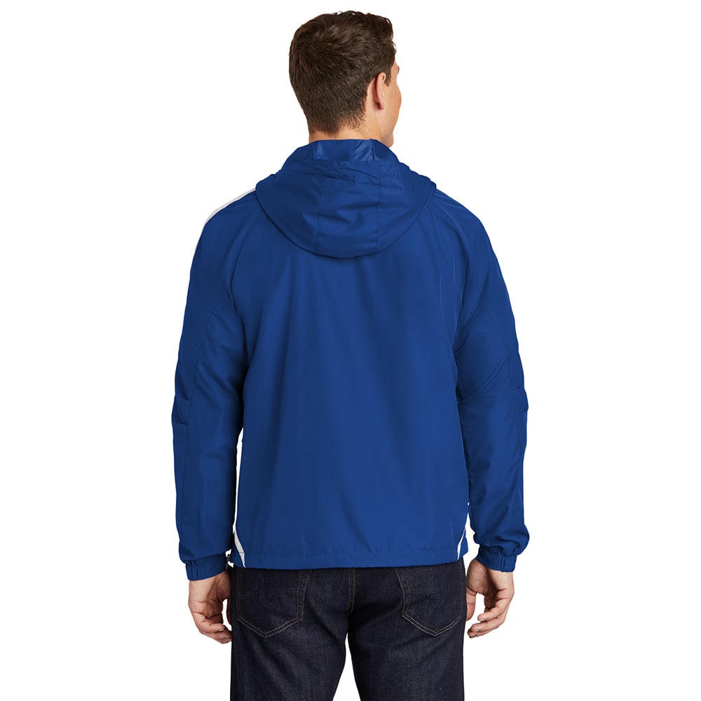 Sport - Tek JST63 Colorblock Half - Zip Anorak with Hood - Gorvex.com