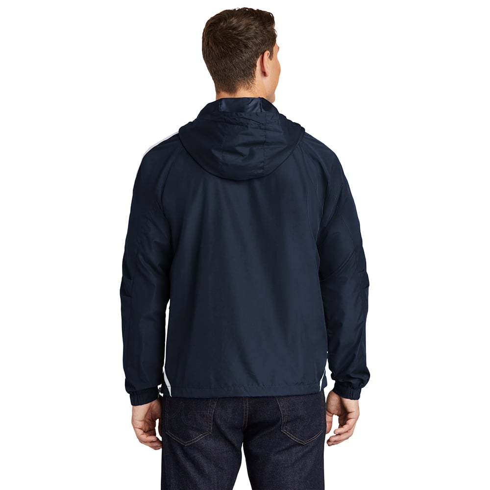 Sport - Tek JST63 Colorblock Half - Zip Anorak with Hood - Gorvex.com