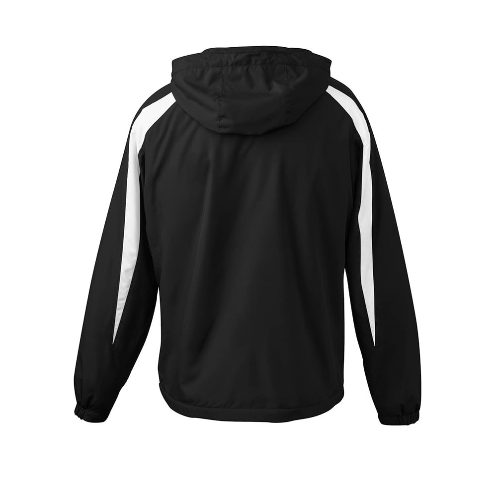 Sport - Tek JST81 Colorblock Fleece - Lined Jacket with Hood - Gorvex.com