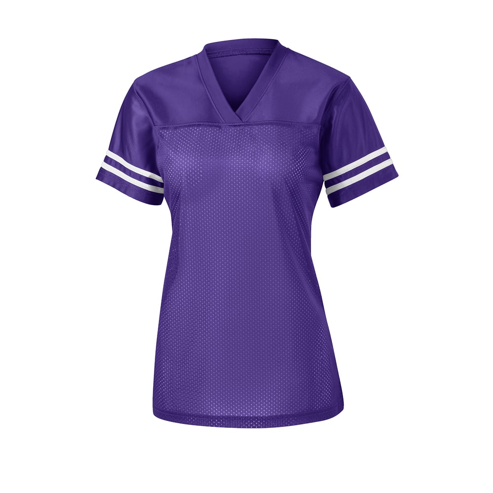 Sport - Tek LST307 PosiCharge Women's Replica Jersey with Sleeve Stripes - Gorvex.com