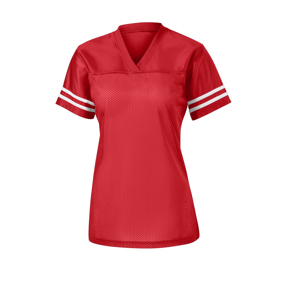 Sport - Tek LST307 PosiCharge Women's Replica Jersey with Sleeve Stripes - Gorvex.com