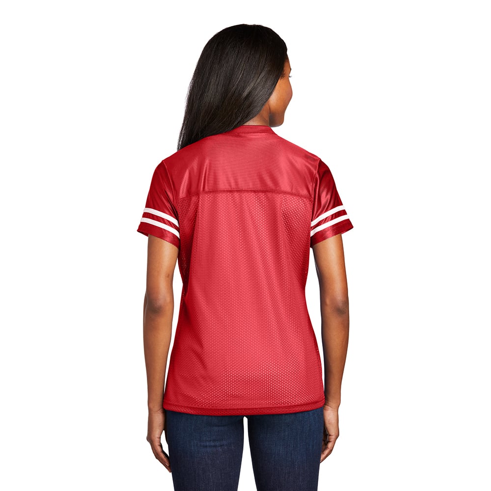 Sport - Tek LST307 PosiCharge Women's Replica Jersey with Sleeve Stripes - Gorvex.com